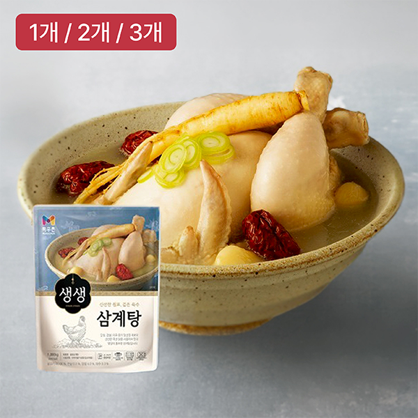 [목우촌] 생생삼계탕 1kg 3개