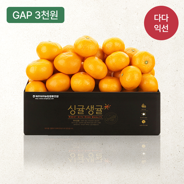 [제주위미농협] 싱귤생귤 12brix 하우스감귤 2.5kg/ 3kg 